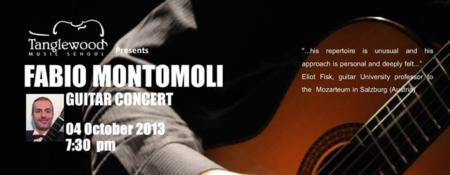 Classical Guitar Recital by Fabio Montomoli
