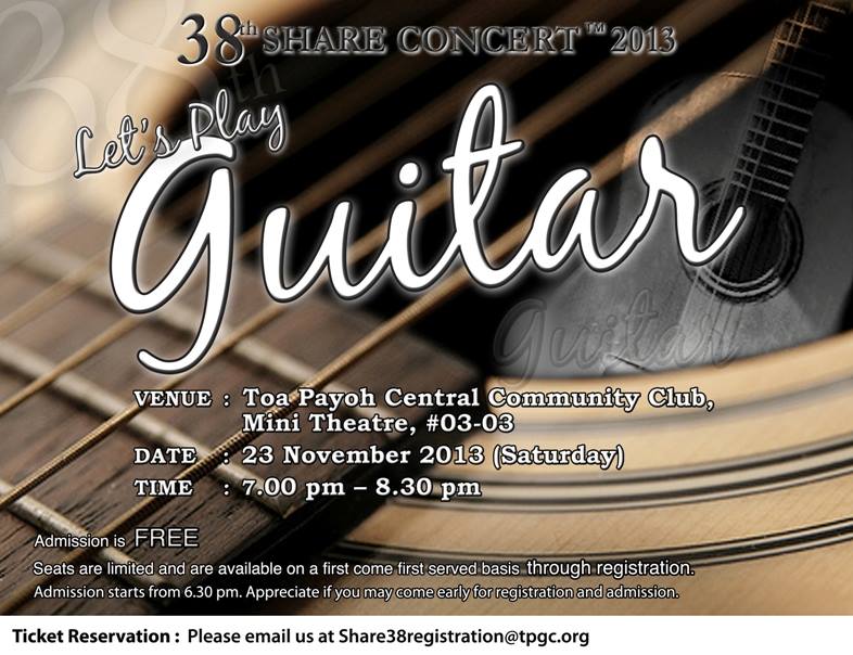TPGC 38th Share Concert 2013